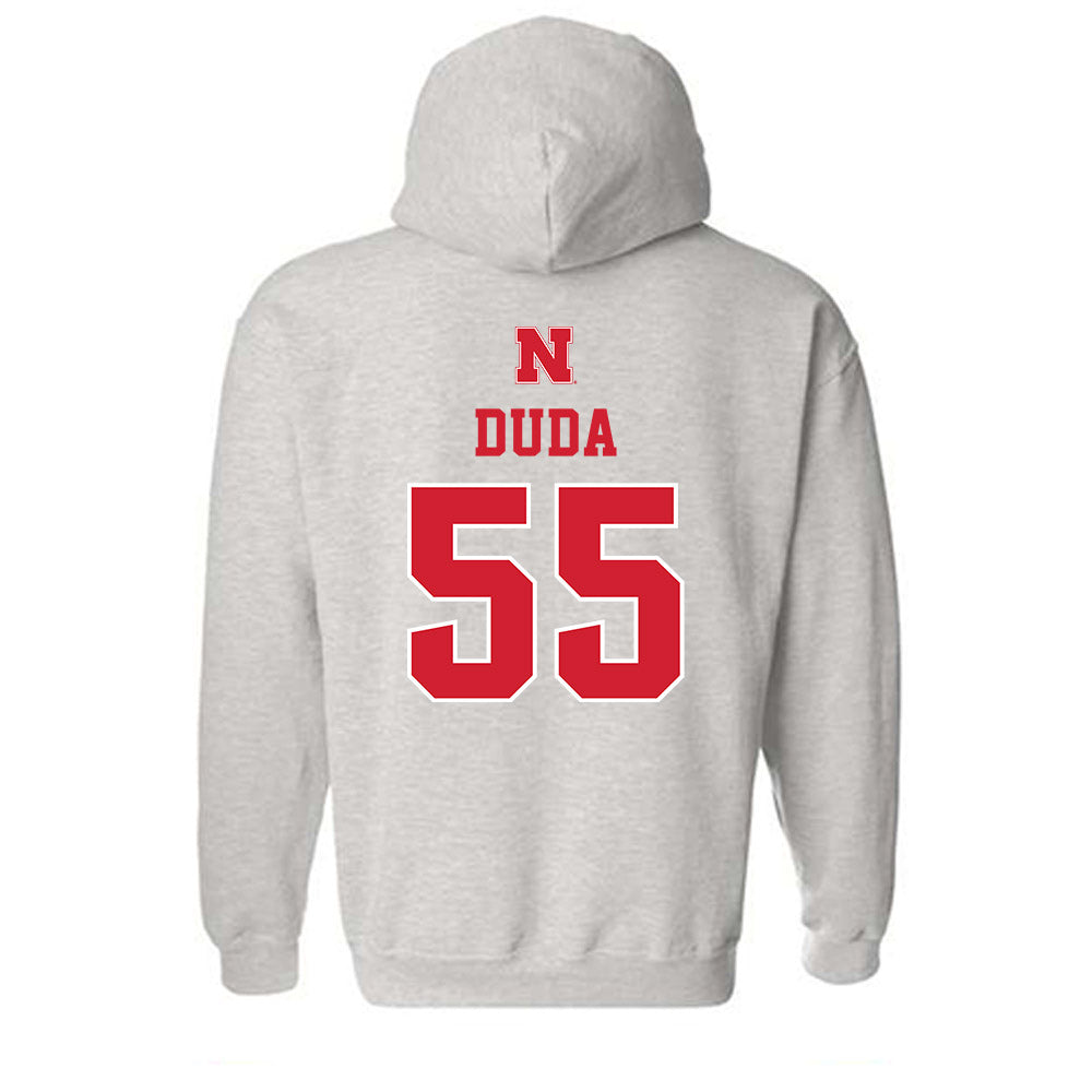 Nebraska - NCAA Football : Ethan Duda - Classic Shersey Hooded Sweatshirt-1