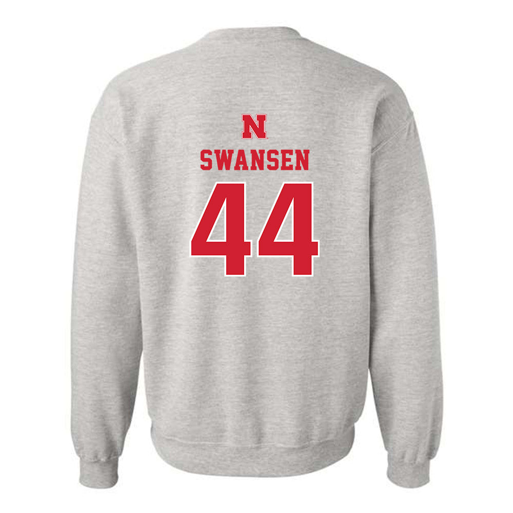 Nebraska - NCAA Baseball : Gabe Swansen - Crewneck Sweatshirt