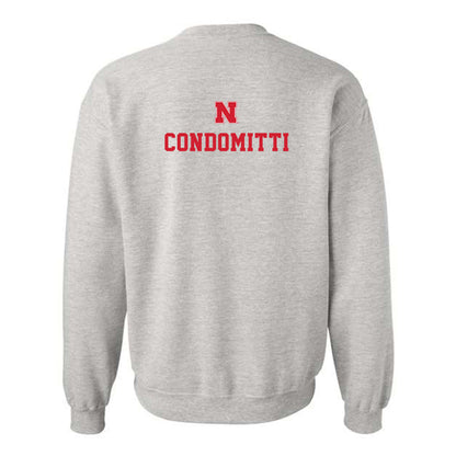 Nebraska - NCAA Wrestling : Jagger Condomitti - Classic Shersey Crewneck Sweatshirt