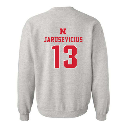 Nebraska - NCAA Men's Basketball : Ugnius Jarusevicius - Classic Shersey Crewneck Sweatshirt-1