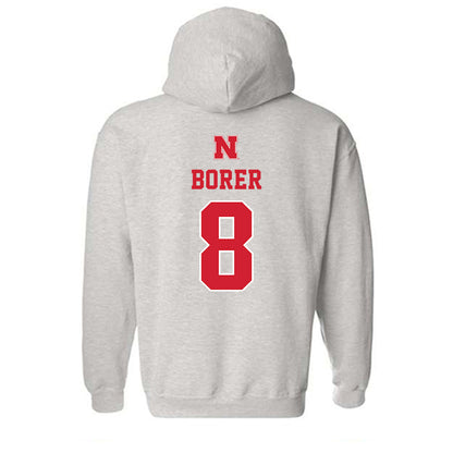 Nebraska - NCAA Women's Soccer : Reese Borer - Classic Shersey Hooded Sweatshirt-1