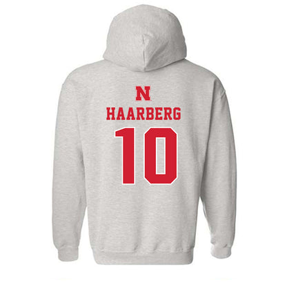 Nebraska - NCAA Football : Heinrich Haarberg - Hooded Sweatshirt