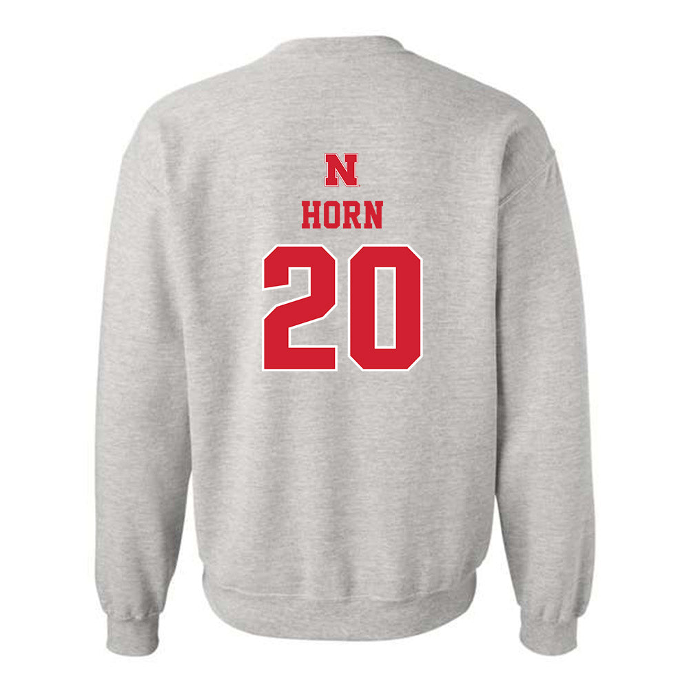 Nebraska - NCAA Baseball : Tyner Horn - Crewneck Sweatshirt