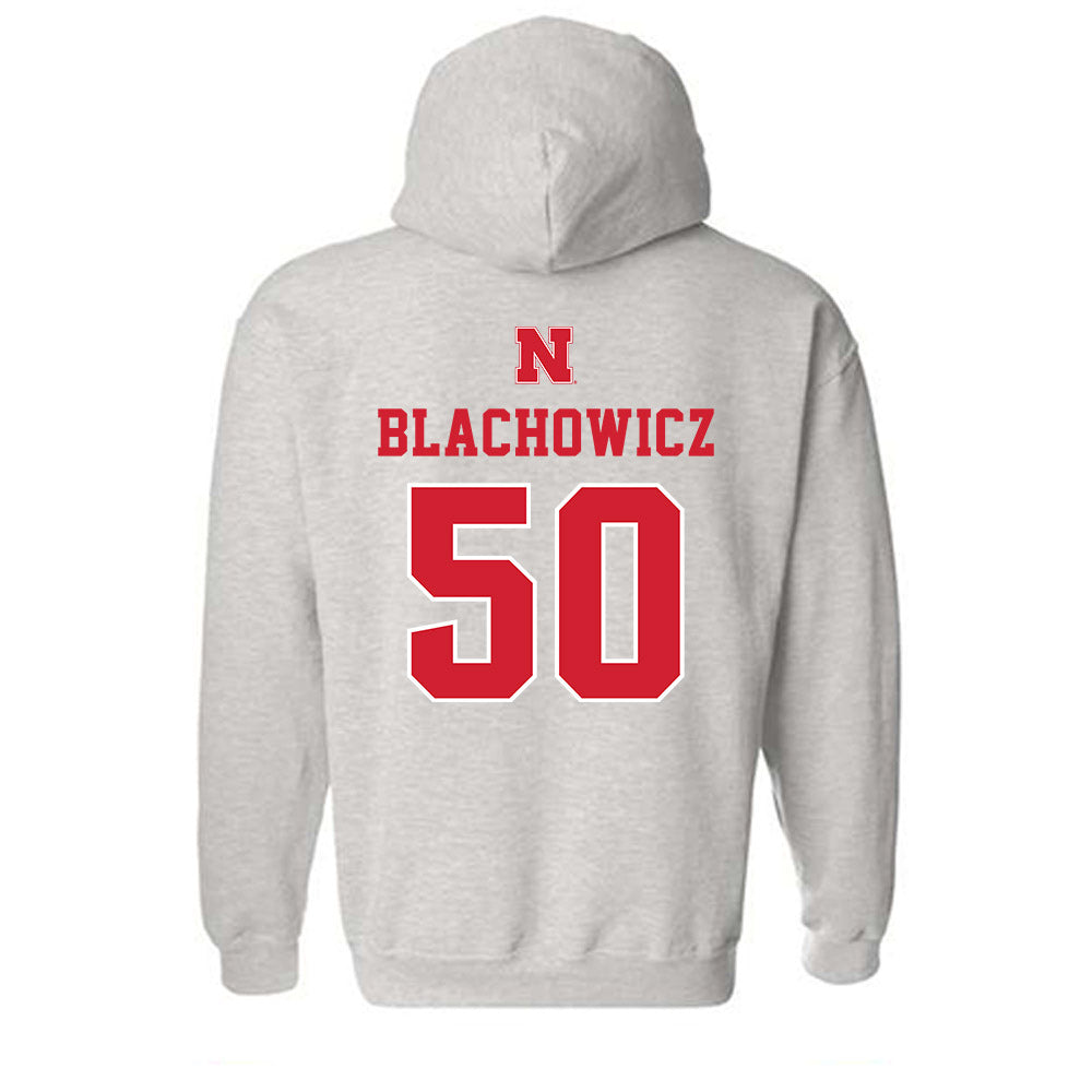 Nebraska - NCAA Baseball : Gavin Blachowicz - Classic Shersey Hooded Sweatshirt-1