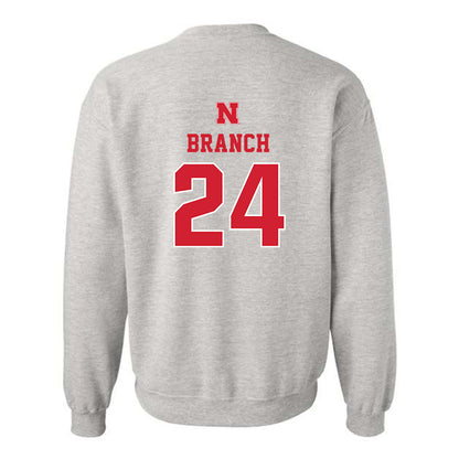 Nebraska - NCAA Football : Derek Branch - Classic Shersey Crewneck Sweatshirt-1