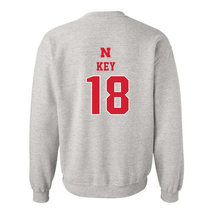 Nebraska - NCAA Football : Dane Key - Classic Shersey Crewneck Sweatshirt-1