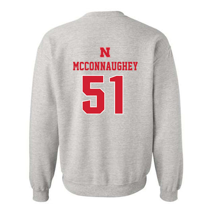 Nebraska - NCAA Baseball : Mason McConnaughey - Crewneck Sweatshirt