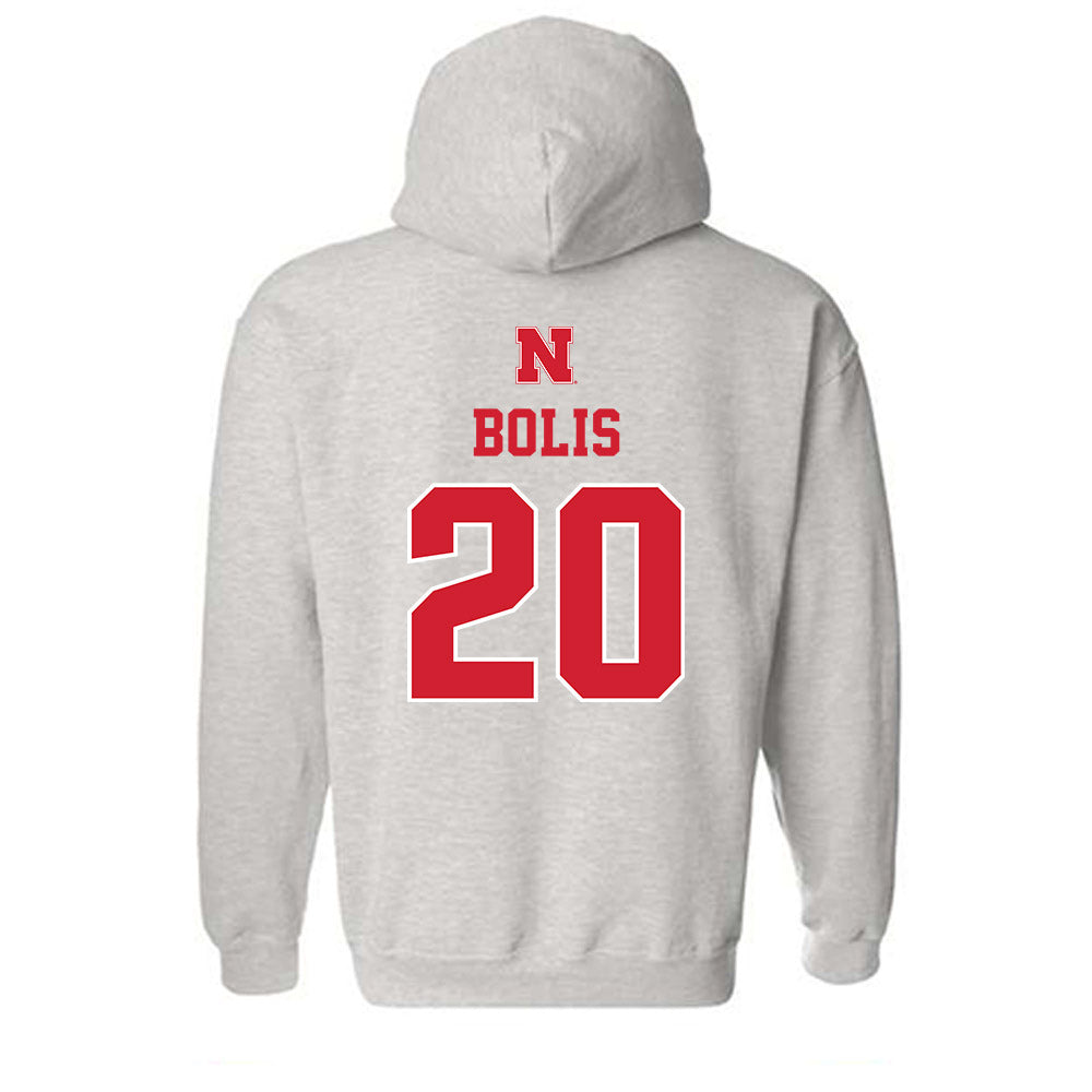 Nebraska - NCAA Men's Basketball : Justin Bolis - Classic Shersey Hooded Sweatshirt