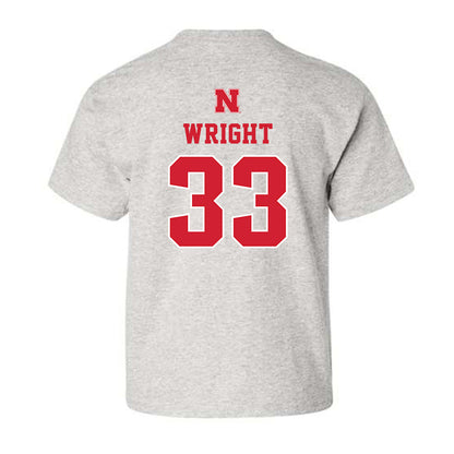 Nebraska - NCAA Football : Javin Wright - Youth T-Shirt