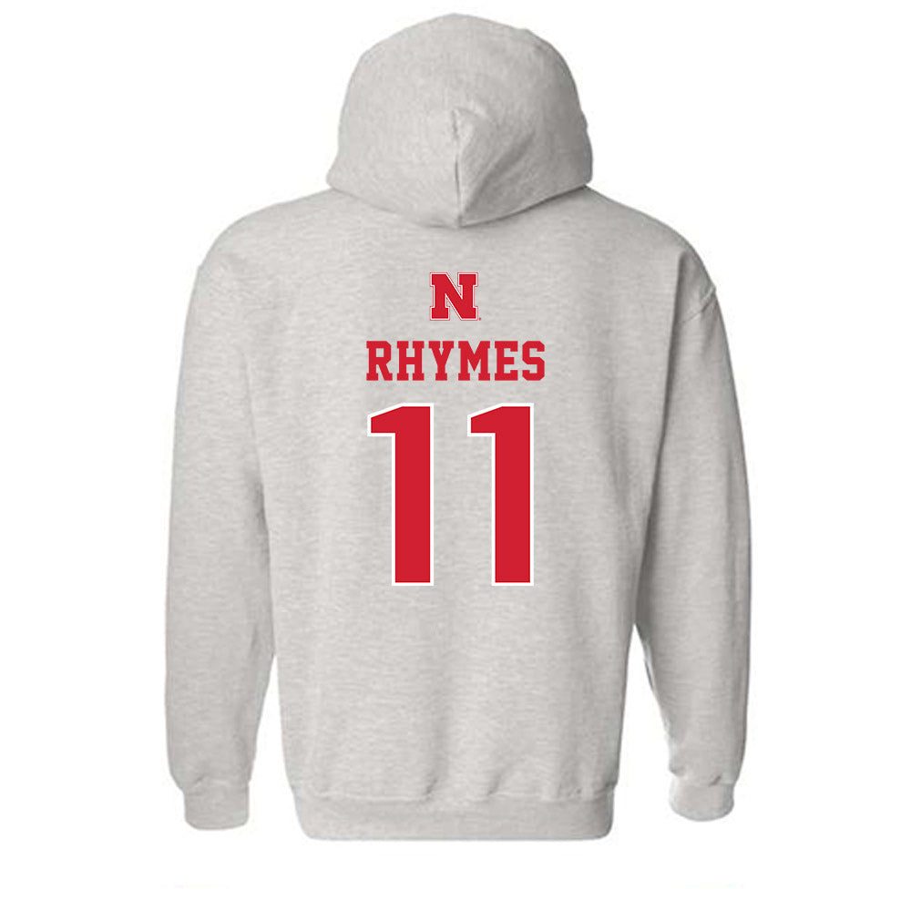 Nebraska - NCAA Men's Basketball : Quentin Rhymes - Classic Shersey Hooded Sweatshirt-1