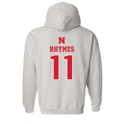 Nebraska - NCAA Men's Basketball : Quentin Rhymes - Classic Shersey Hooded Sweatshirt-1