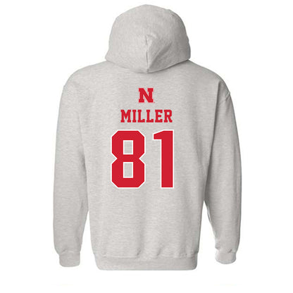 Nebraska - NCAA Football : Hayes Miller - Classic Shersey Hooded Sweatshirt