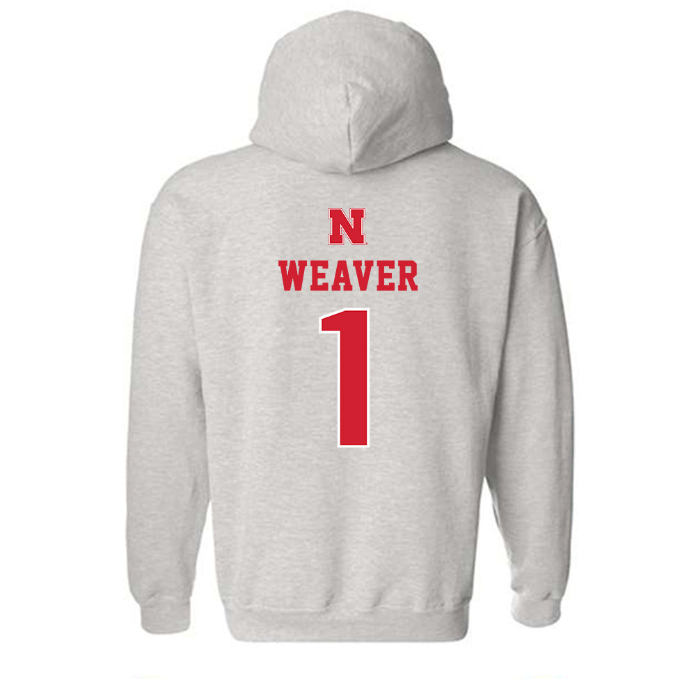 Nebraska - NCAA Women's Basketball : Hailey Weaver - Classic Shersey Hooded Sweatshirt-1