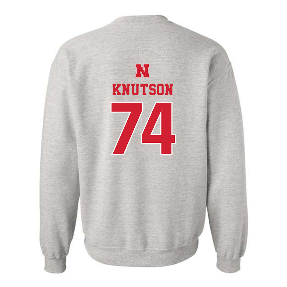 Nebraska - NCAA Football : Brock Knutson - Crewneck Sweatshirt