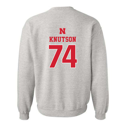 Nebraska - NCAA Football : Brock Knutson - Crewneck Sweatshirt