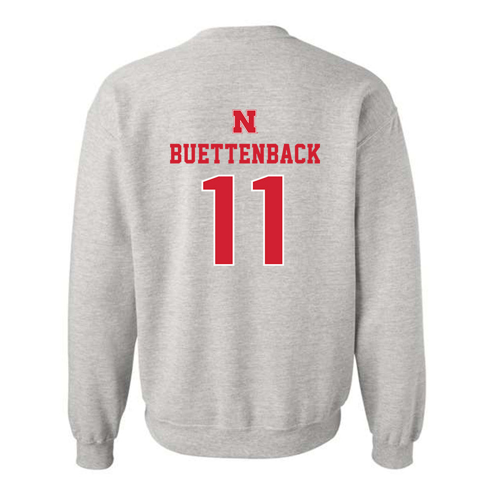 Nebraska - NCAA Baseball : Max Buettenback - Crewneck Sweatshirt