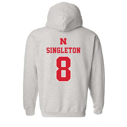 Nebraska - NCAA Football : Deshon Singleton - Hooded Sweatshirt