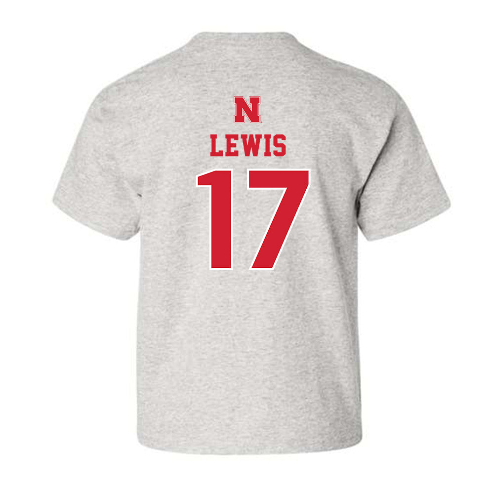 Nebraska - NCAA Baseball : Hayden Lewis - Youth T-Shirt