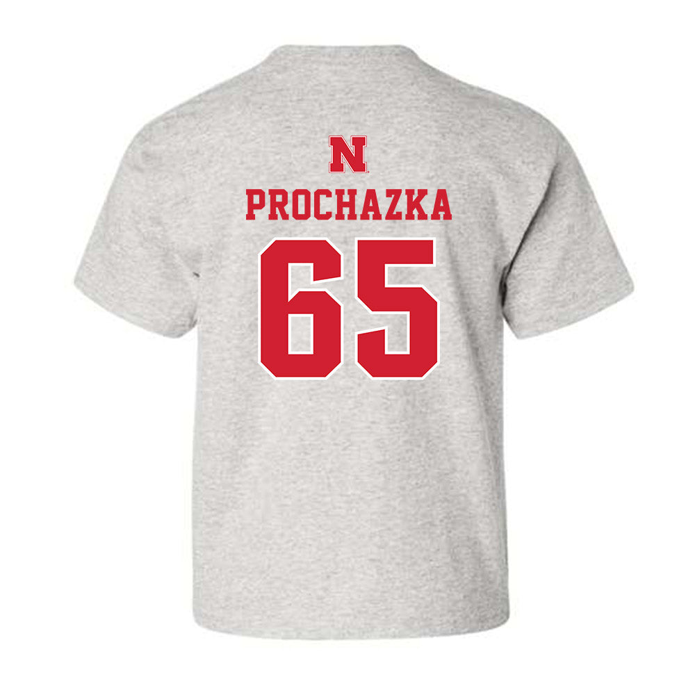 Nebraska - NCAA Football : Teddy Prochazka - Youth T-Shirt