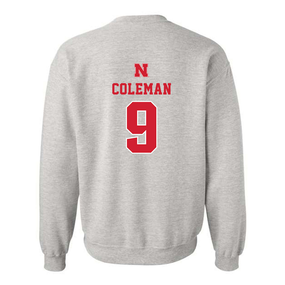 Nebraska - NCAA Men's Basketball : Jarron Coleman - Crewneck Sweatshirt