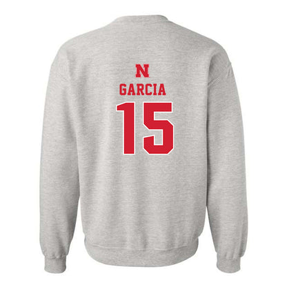 Nebraska - NCAA Men's Basketball : Jared Garcia - Classic Shersey Crewneck Sweatshirt-1