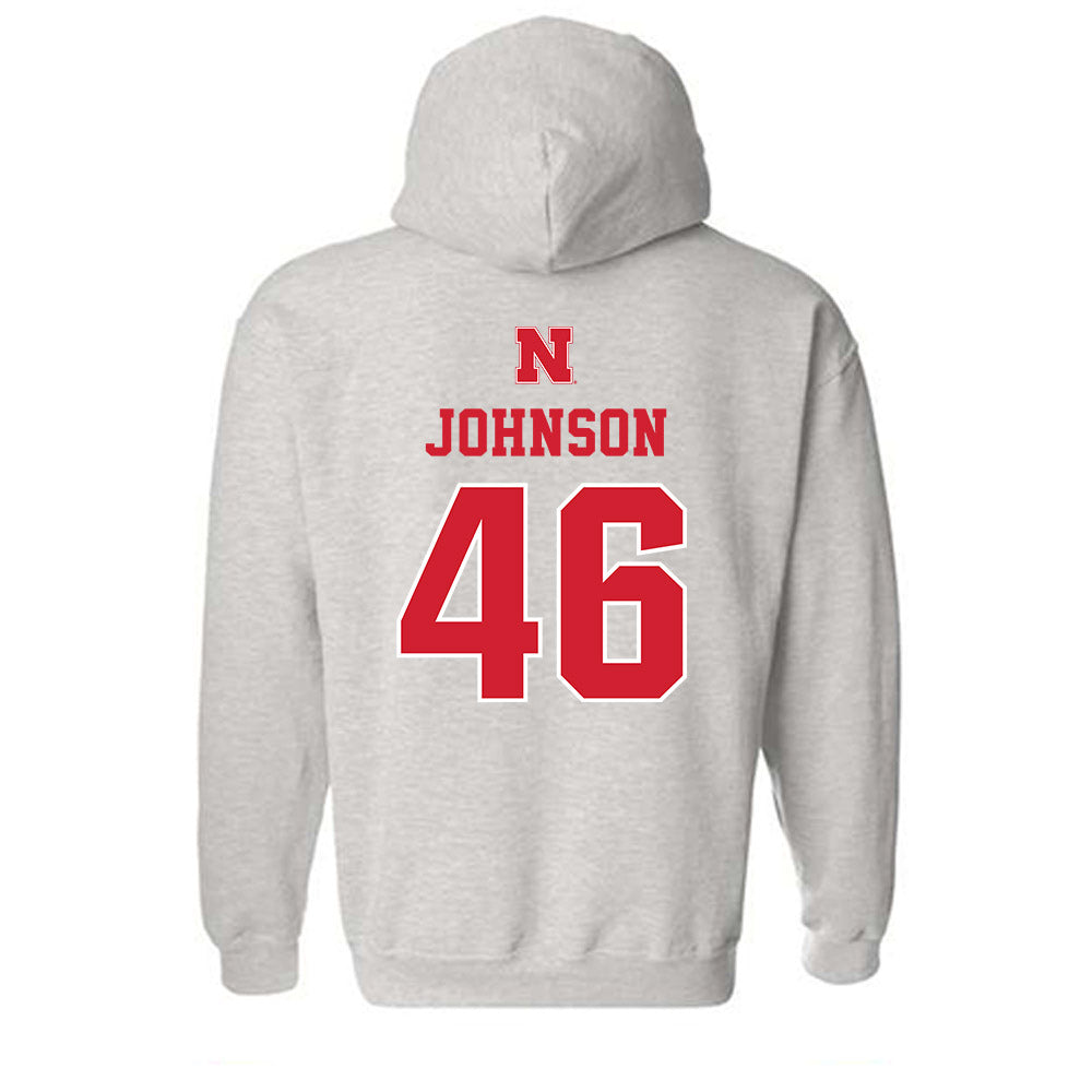 Nebraska - NCAA Baseball : Zachary Johnson - Hooded Sweatshirt