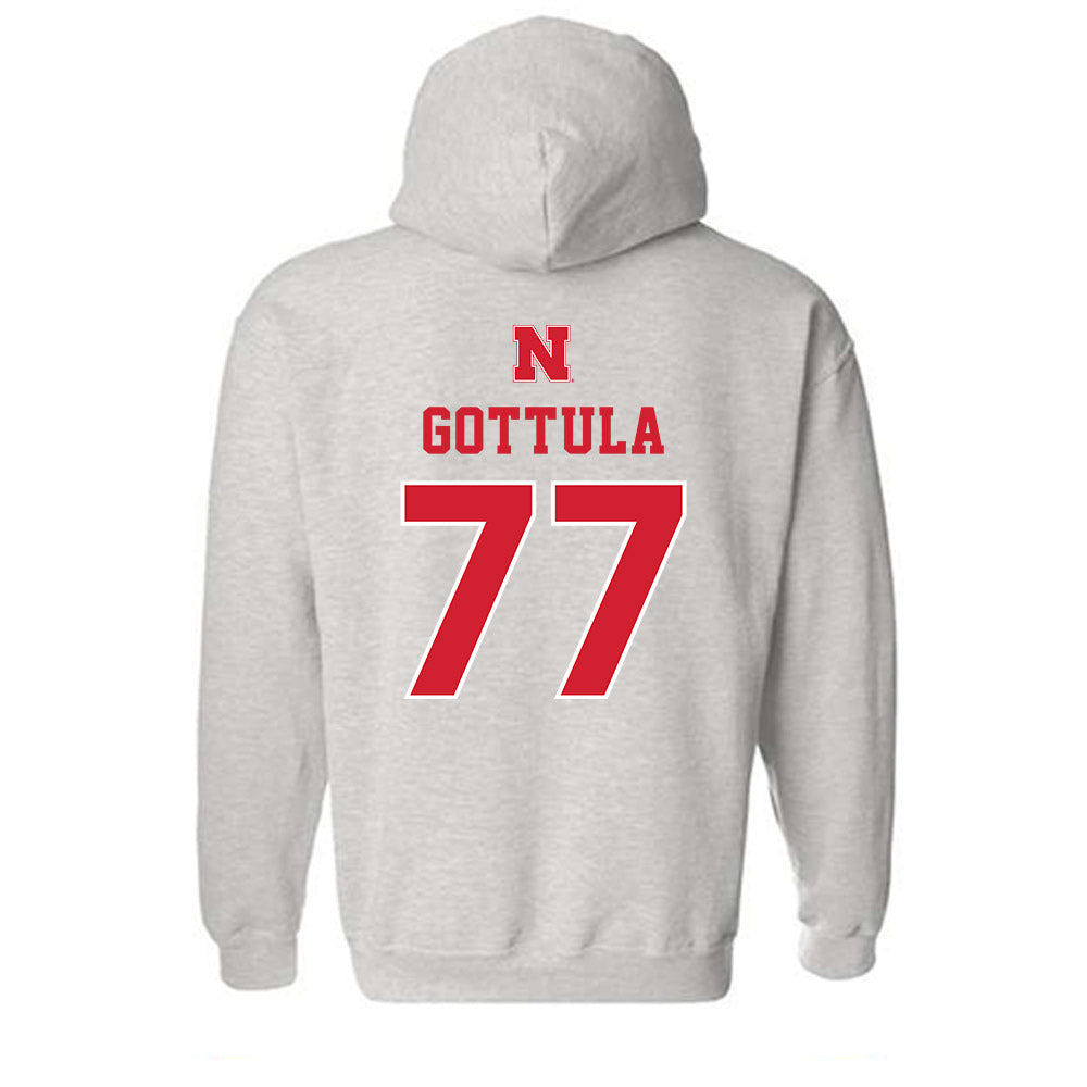 Nebraska - NCAA Football : Gunnar Gottula - Hooded Sweatshirt