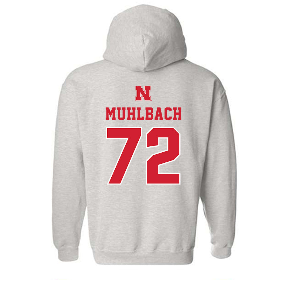 Nebraska - NCAA Softball : Carlie Muhlbach - Classic Shersey Hooded Sweatshirt-1