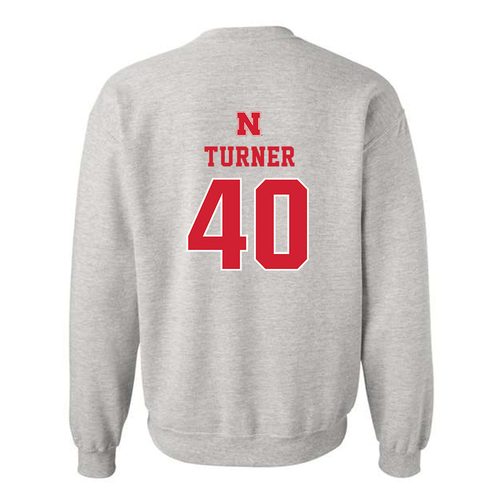 Nebraska - NCAA Football : Brice Turner - Crewneck Sweatshirt