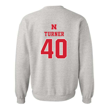 Nebraska - NCAA Football : Brice Turner - Crewneck Sweatshirt