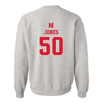 Nebraska - NCAA Football : Christian Jones - Classic Shersey Crewneck Sweatshirt-1