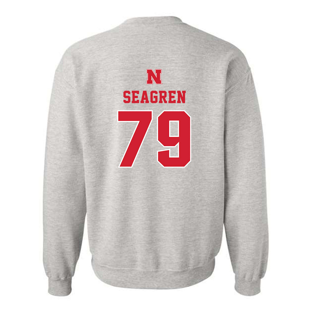 Nebraska - NCAA Football : Grant Seagren - Crewneck Sweatshirt