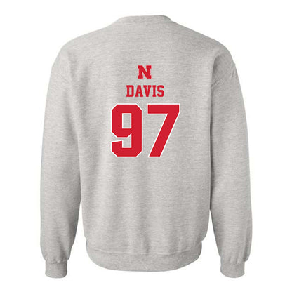 Nebraska - NCAA Football : Keona Davis - Classic Shersey Crewneck Sweatshirt-1
