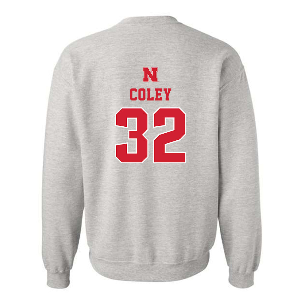 Nebraska - NCAA Women's Basketball : Kendall Coley - Crewneck Sweatshirt