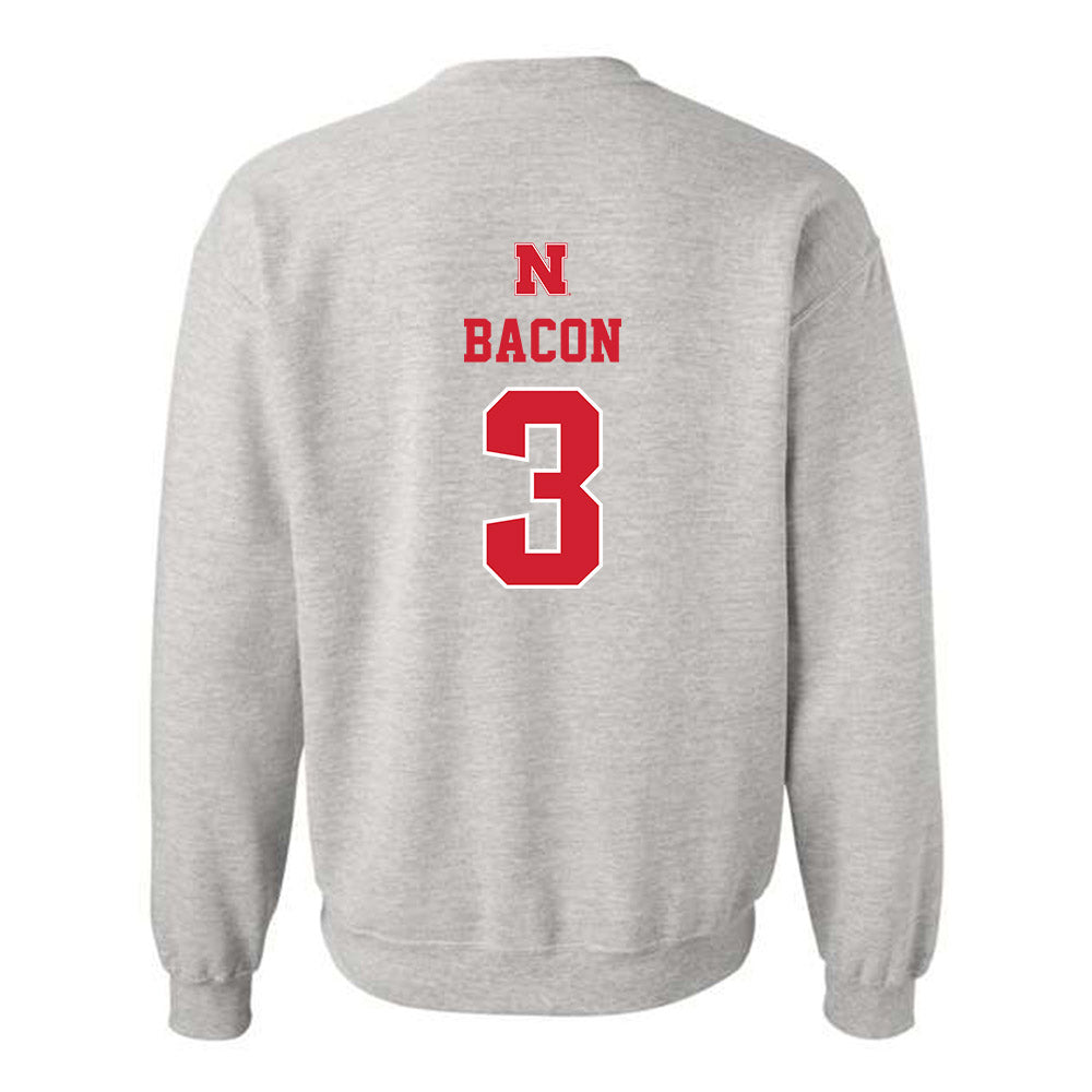 Nebraska - NCAA Softball : Bella Bacon - Crewneck Sweatshirt