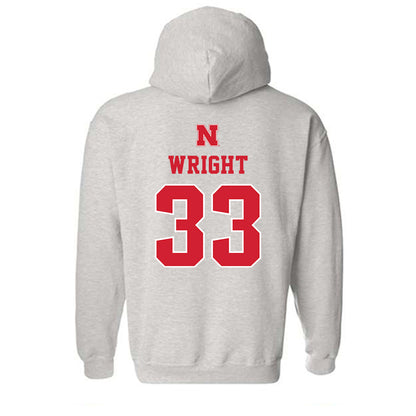 Nebraska - NCAA Football : Javin Wright - Hooded Sweatshirt