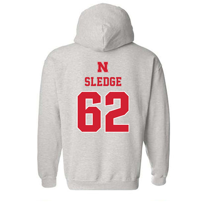 Nebraska - NCAA Football : Sam Sledge - Hooded Sweatshirt