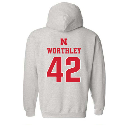 Nebraska - NCAA Baseball : Jalen Worthley - Hooded Sweatshirt