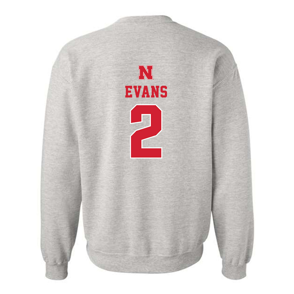 Nebraska - NCAA Baseball : Matt Evans - Crewneck Sweatshirt