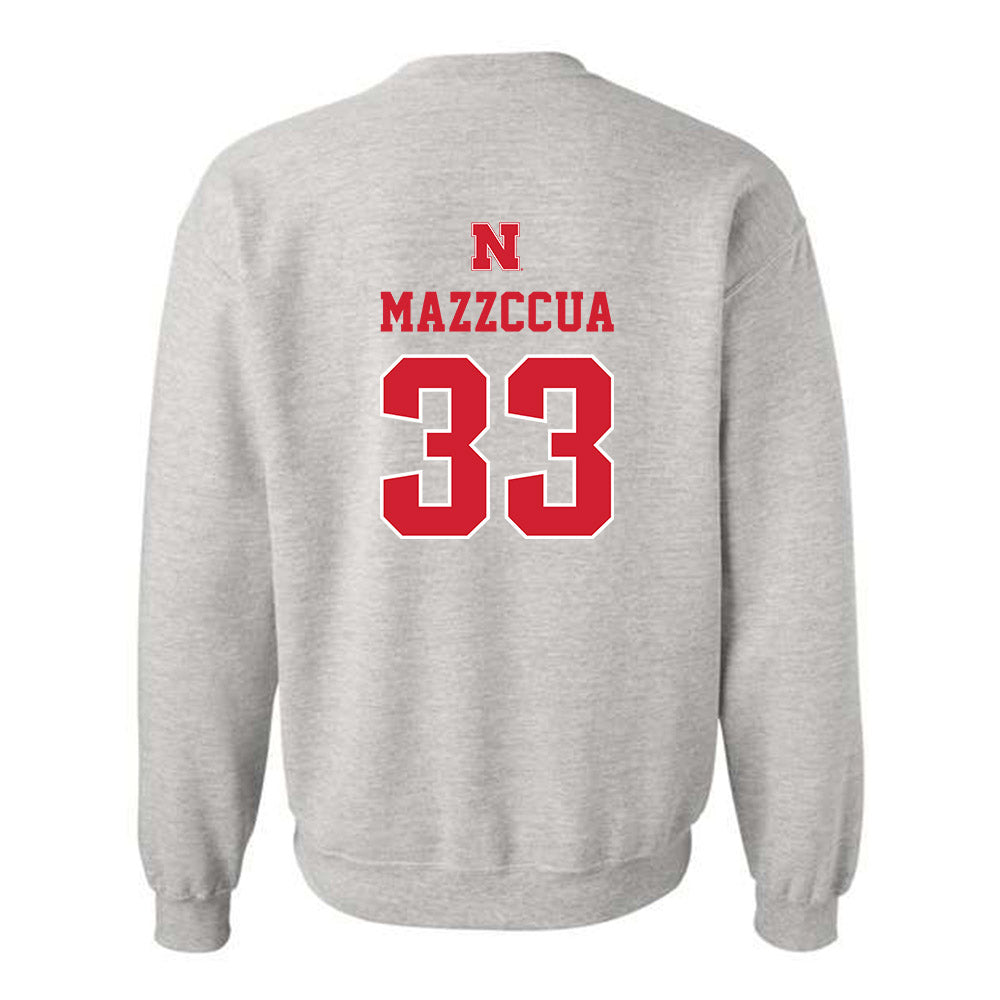 Nebraska - NCAA Football : Maurice Mazzccua - Crewneck Sweatshirt