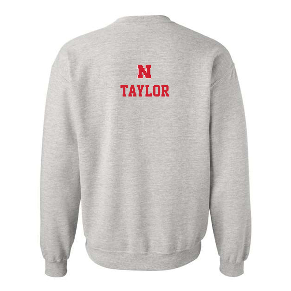 Nebraska - NCAA Wrestling : Antrell Taylor - Classic Shersey Crewneck Sweatshirt-1