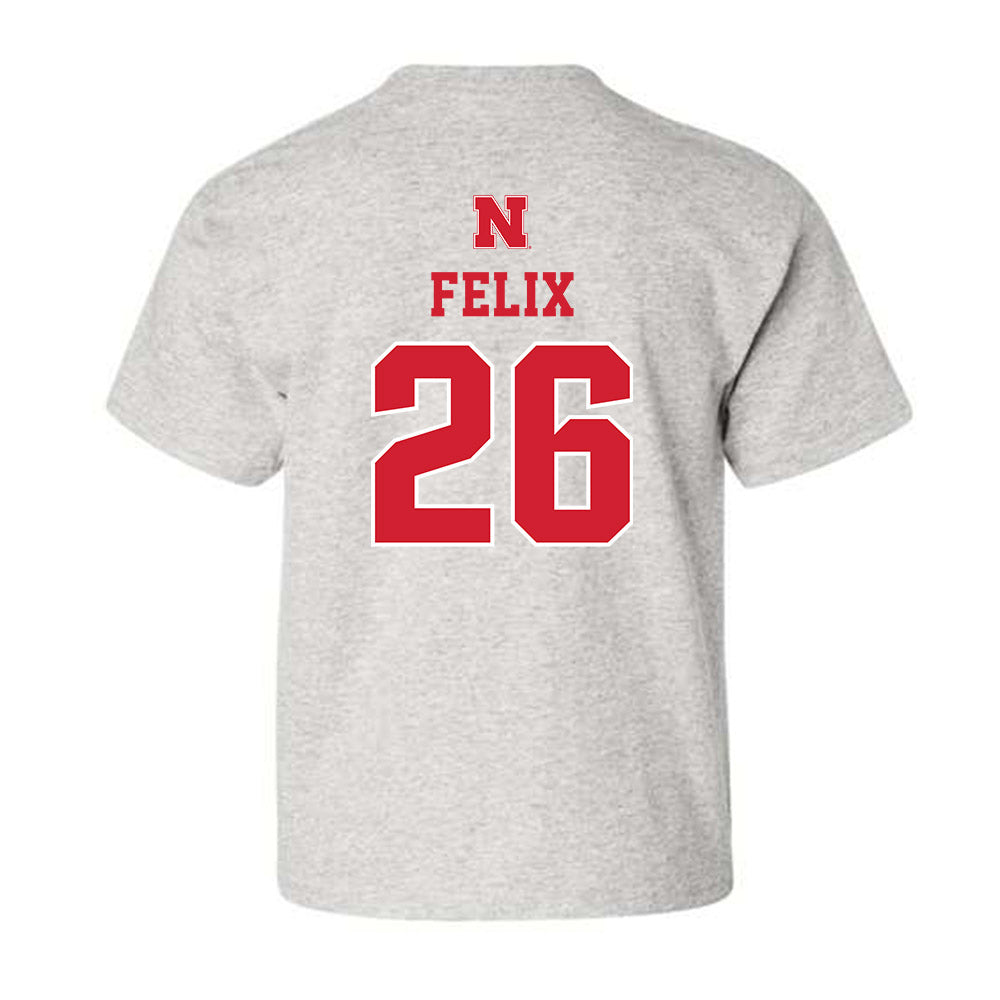 Nebraska - NCAA Softball : Alina Felix - Youth T-Shirt