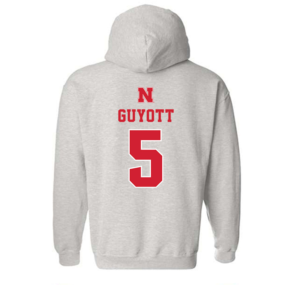 Nebraska - NCAA Women's Soccer : Ella Guyott - Hooded Sweatshirt