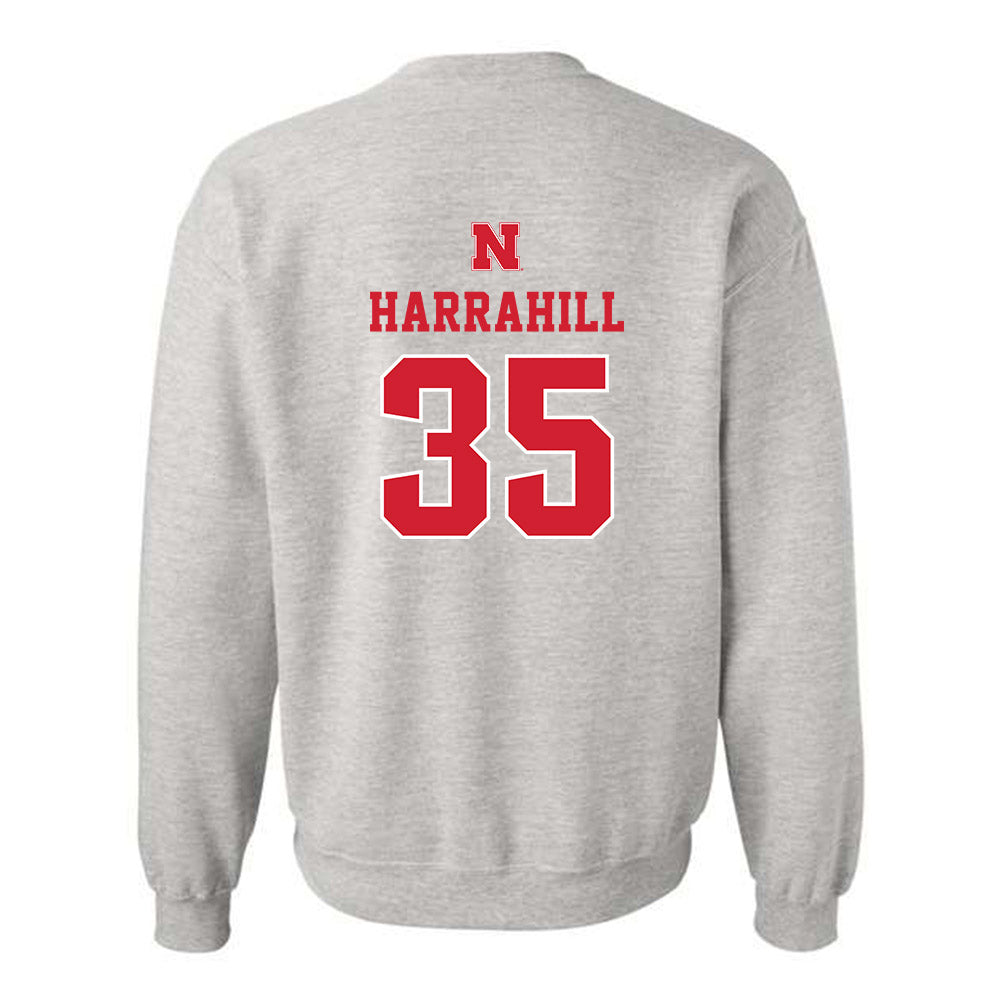 Nebraska - NCAA Baseball : Ryan Harrahill - Classic Shersey Crewneck Sweatshirt-1