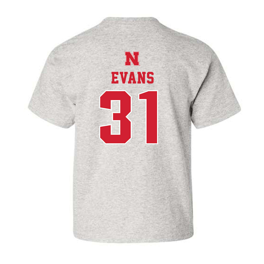 Nebraska - NCAA Football : Ryker Evans - Classic Shersey Youth T-Shirt