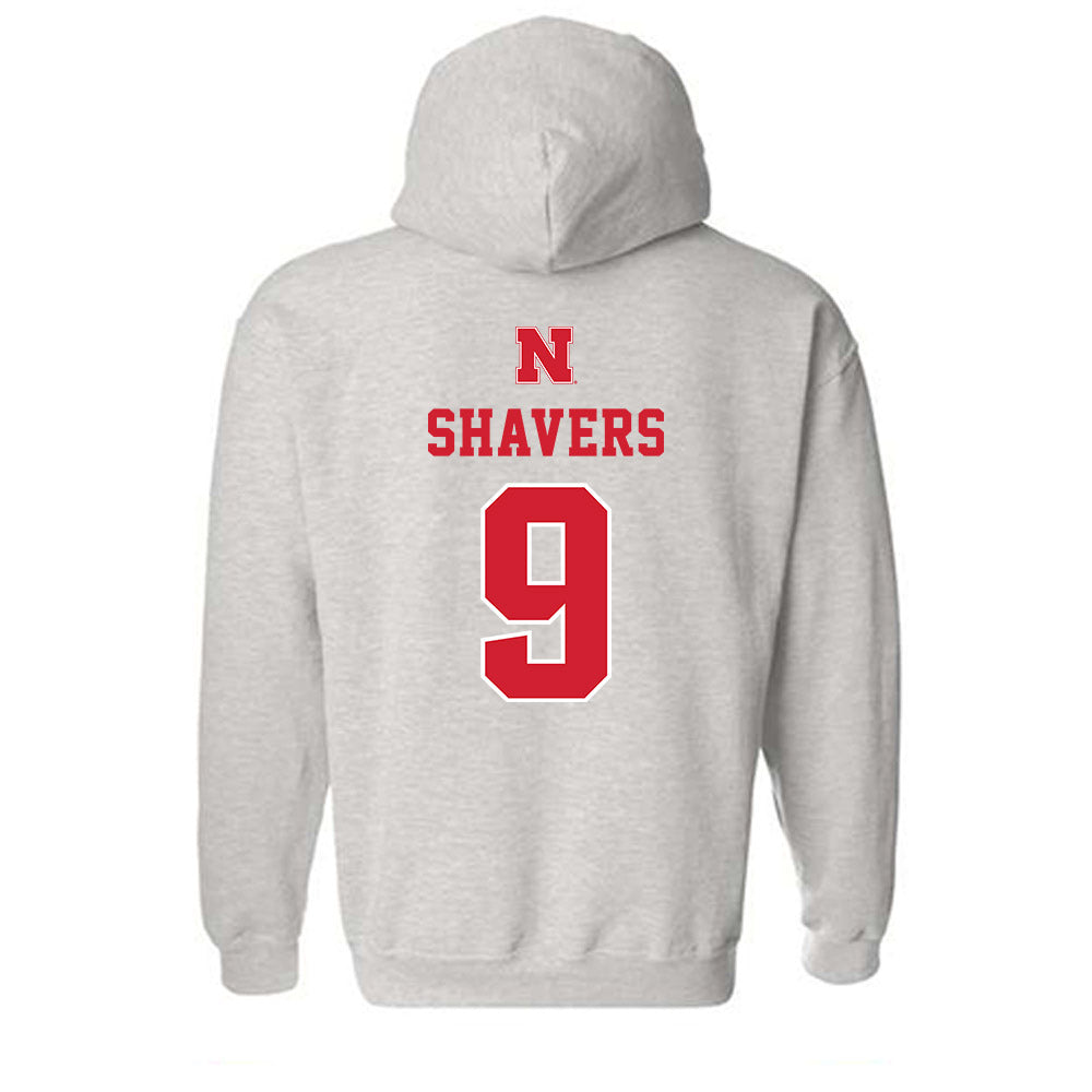 Nebraska - NCAA Football : Vincent Shavers - Classic Shersey Hooded Sweatshirt-1