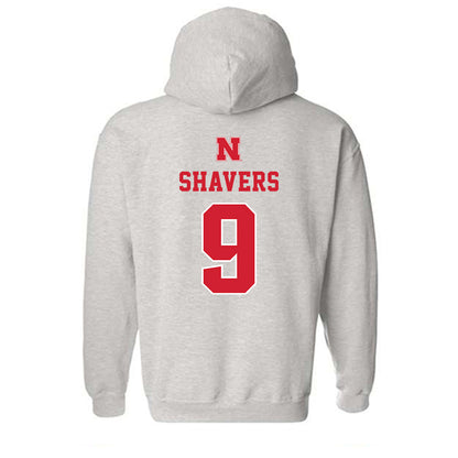 Nebraska - NCAA Football : Vincent Shavers - Classic Shersey Hooded Sweatshirt-1