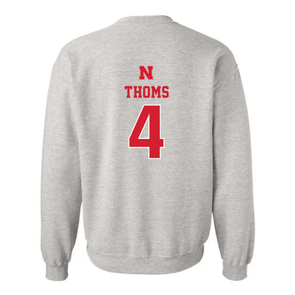 Nebraska - NCAA Softball : Malia Thoms - Crewneck Sweatshirt