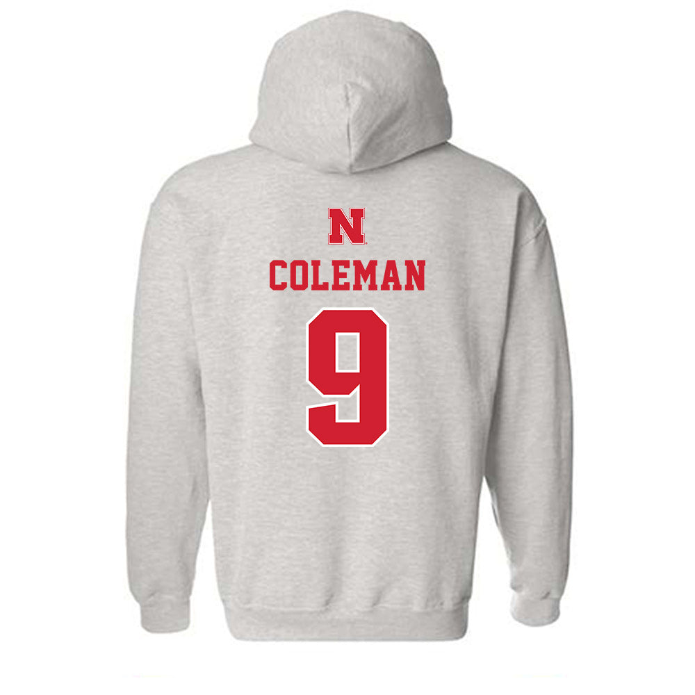 Nebraska - NCAA Men's Basketball : Jarron Coleman - Hooded Sweatshirt