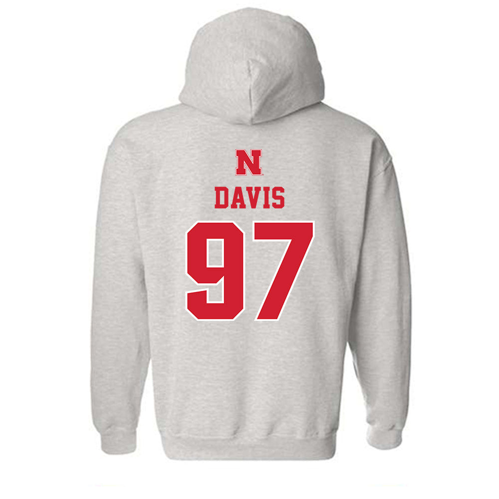Nebraska - NCAA Football : Keona Davis - Classic Shersey Hooded Sweatshirt-1